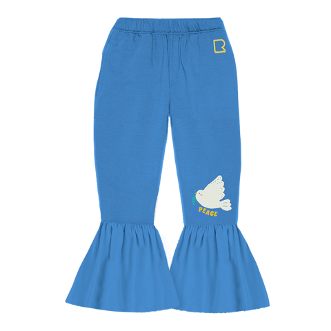 Peace Dove Flared Track Pants - Rock Your Baby