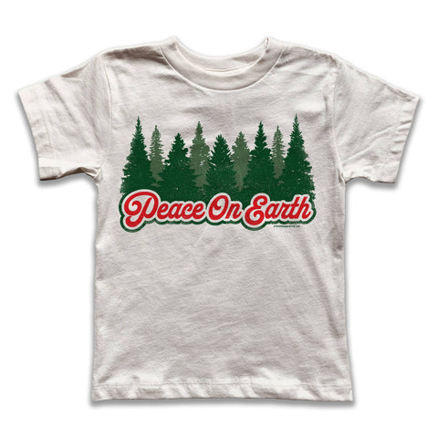 Peace On Earth Kids Tee Shirt - Rivet Apparel Co.