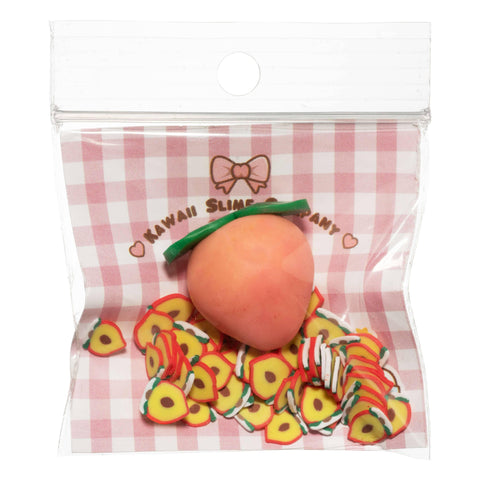 Peach Pie Filling Jelly Cube Slime - Kawaii Slime Company