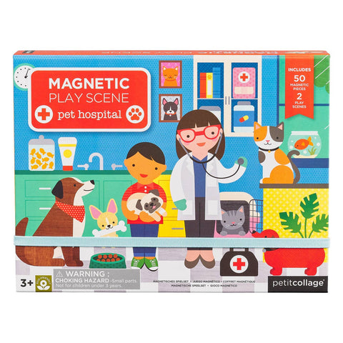 Pet Hospital Magnetic Play Scene - Petit Collage