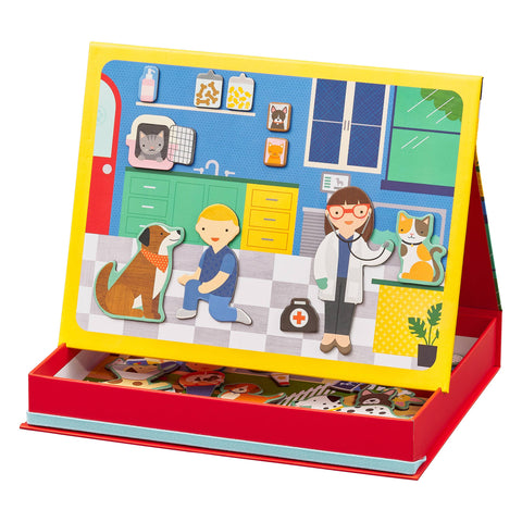 Pet Hospital Magnetic Play Scene - Petit Collage