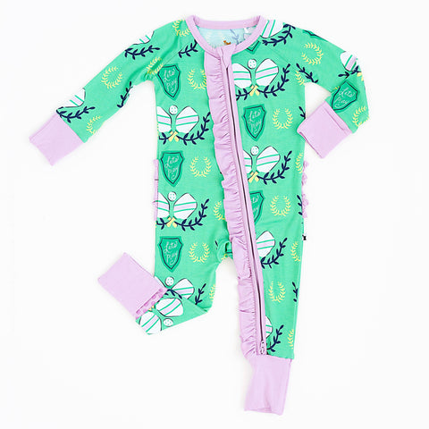 Pickleball Baby Bamboo Pajamas - Kiki + Lulu