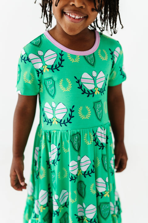 Pickleball Bamboo Twirl Dress - Kiki + Lulu