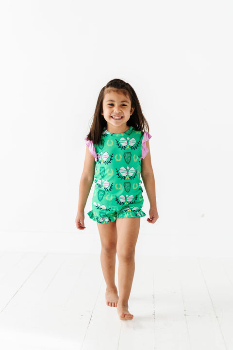 Pickleball Kids Bamboo Pajamas - Kiki + Lulu