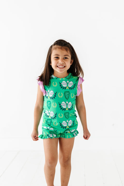 Pickleball Kids Bamboo Pajamas - Kiki + Lulu