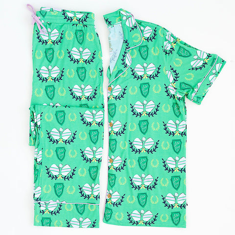 Pickleball Womens Bamboo Pajama Set - Kiki + Lulu