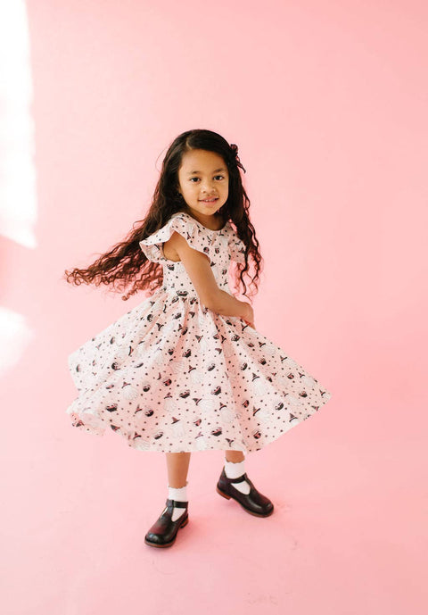 Pink Cauldron Halloween Dress - Ollie Jay