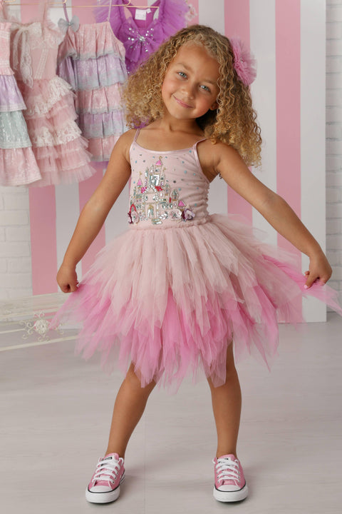 Pink Magic Castle Dress - Ooh! La, La! Couture