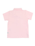Pink Pique Polo Shirt - RuffleButts + RuggedButts