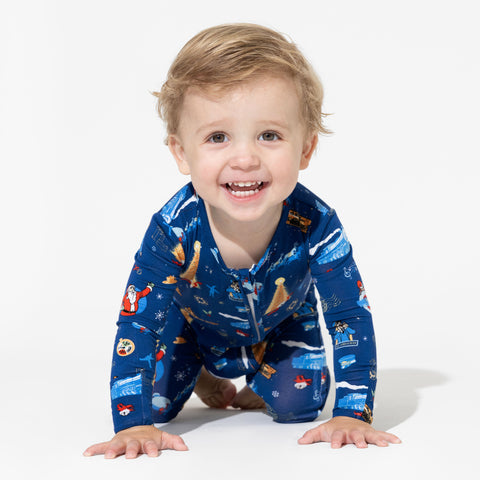 The Polar Express Bamboo Convertible Footie