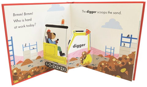 Pop-Up Vehicles, Let's Dig! Book - EDC Publishing