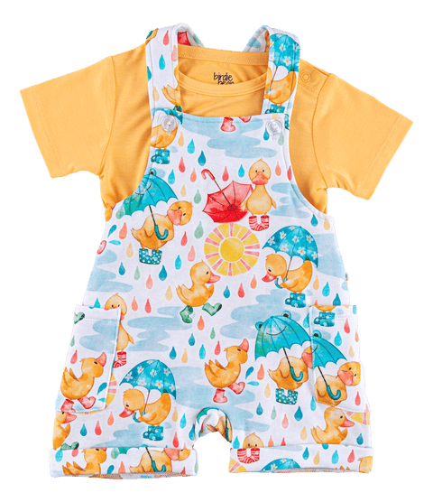 Puddles Terry Overall Set - Birdie Bean