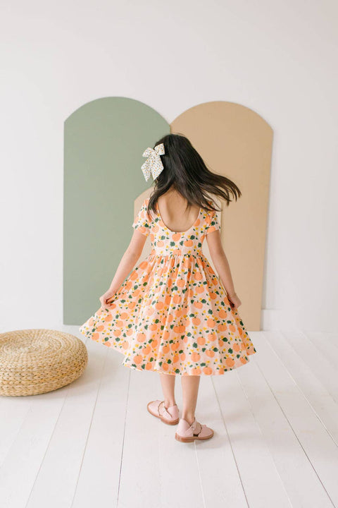 Pumpkins Twirl Dress - Ollie Jay