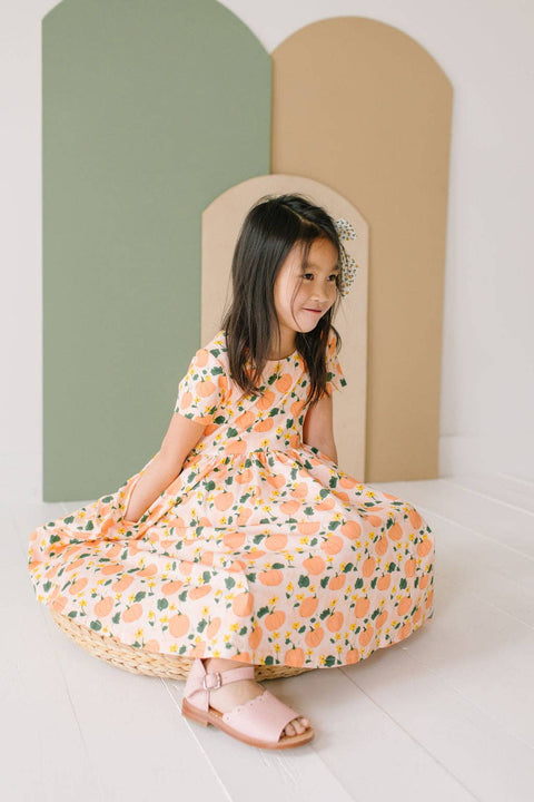 Pumpkins Twirl Dress - Ollie Jay