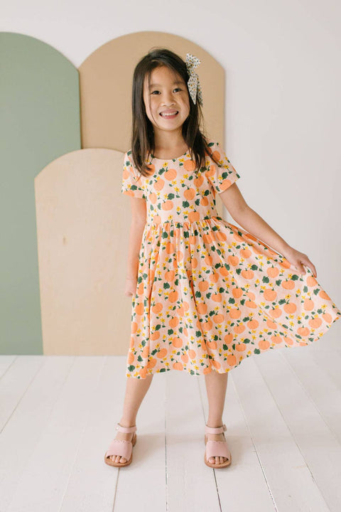 Pumpkins Twirl Dress - Ollie Jay