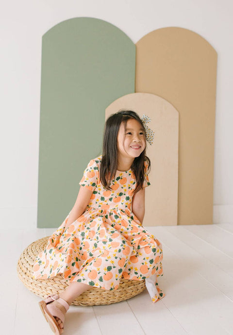 Pumpkins Twirl Dress - Ollie Jay