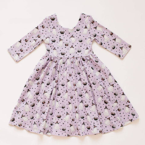 Purple Cauldron Halloween Dress - Ollie Jay