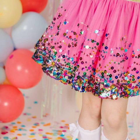 Raspberry Confetti Tutu Skirt - Sweet Wink