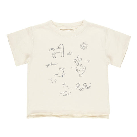 Raw Edge Tee | Wild West - Rylee + Cru