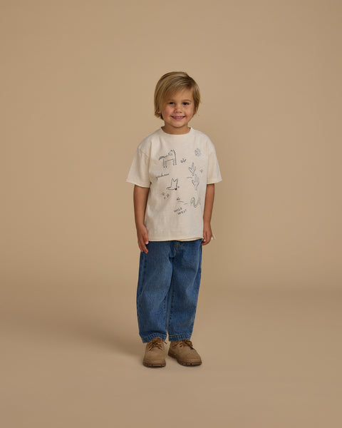 Raw Edge Tee | Wild West - Rylee + Cru