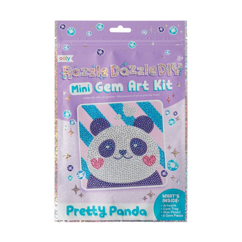 Razzle Dazzle D.I.Y. Mini Gem Art Kit - Pretty Panda - OOLY