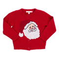 Red Santa Baby Girls Maude Sweater - Pink Chicken