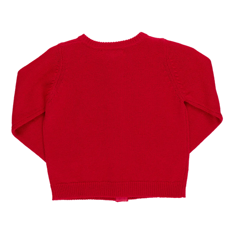 Red Santa Baby Girls Maude Sweater - Pink Chicken