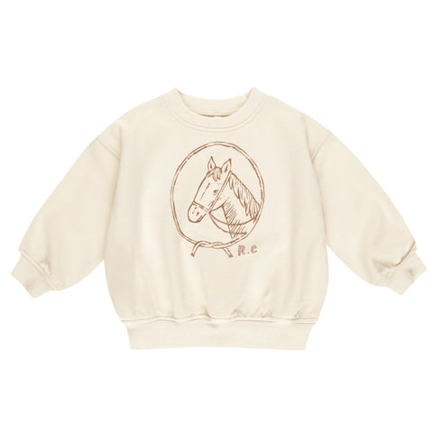 Relaxed Sweatshirt | Horse - Rylee + Cru