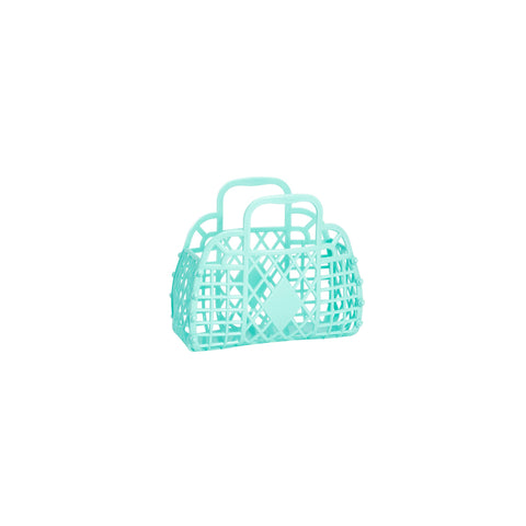 Retro Basket Jelly Bag - Mini Seafoam - Sun Jellies