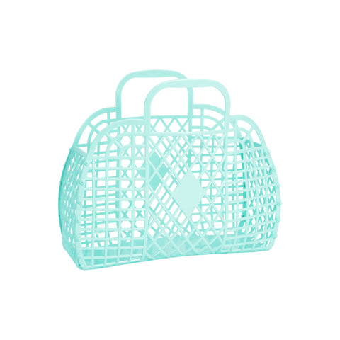 Retro Basket Jelly Bag - Small Seafoam - Sun Jellies