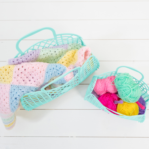 Retro Basket Jelly Bag - Small Seafoam - Sun Jellies