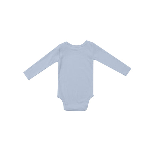 Ribbed Subdued Blue Bodysuit - Angel Dear