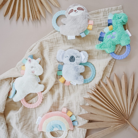 Ritzy Rattle Pal™ Plush Rattle Pal with Teether: Koala - Itzy Ritzy