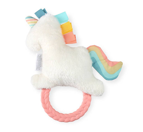 Ritzy Rattle Pal™ Plush Rattle Pal with Teether: Unicorn - Itzy Ritzy