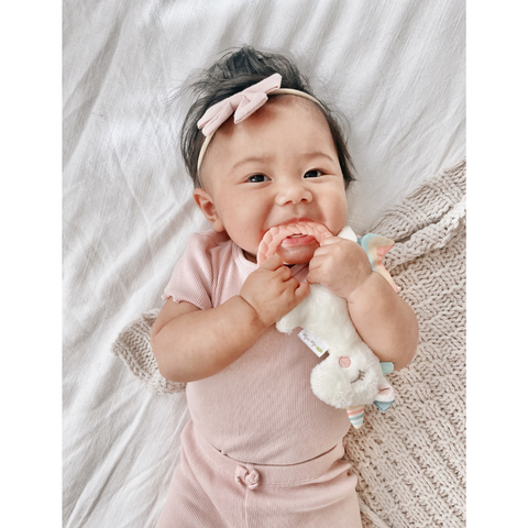 Ritzy Rattle Pal™ Plush Rattle Pal with Teether: Unicorn - Itzy Ritzy