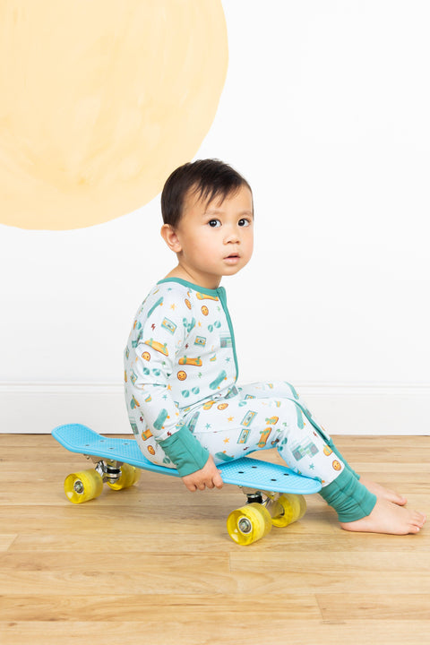 Roll With It Bamboo Baby Pajama - Emerson and Friends
