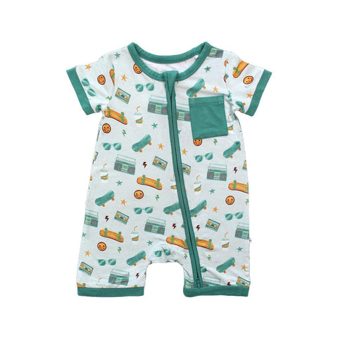 Roll With It Bamboo Shorty Romper - Emerson and Friends