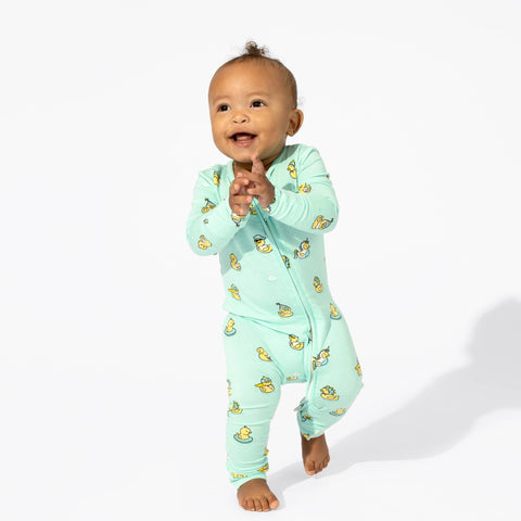 Rubber Ducky Bamboo Convertible Footie - Bellabu Bear