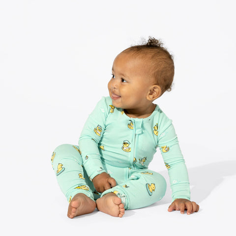 Rubber Ducky Bamboo Convertible Footie - Bellabu Bear