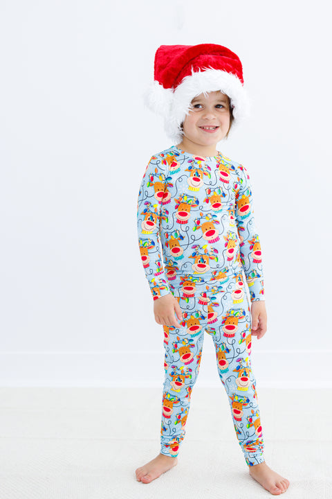 Rudy 2 Piece Bamboo Pajamas - Birdie Bean