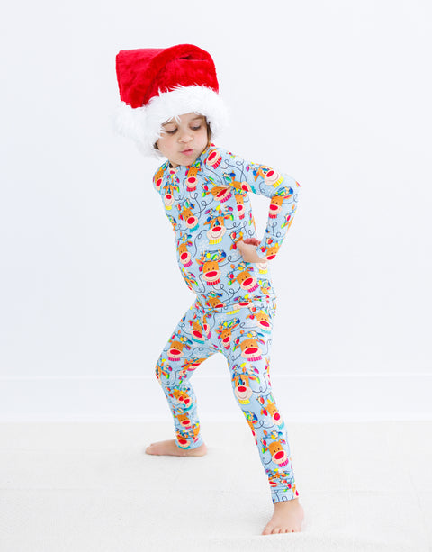 Rudy 2 Piece Bamboo Pajamas - Birdie Bean