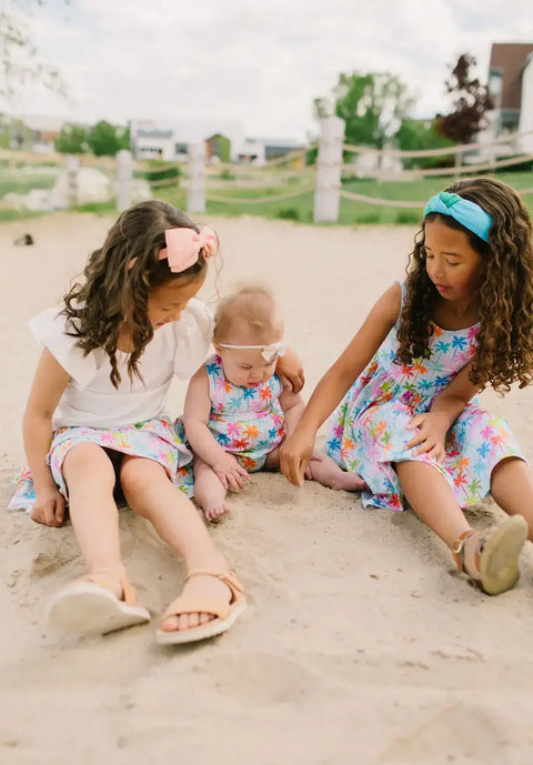 Ruffle Skort in Palm Tree - Ollie Jay