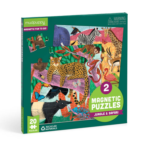 Safari & Jungle Magnetic Puzzle - Mudpuppy