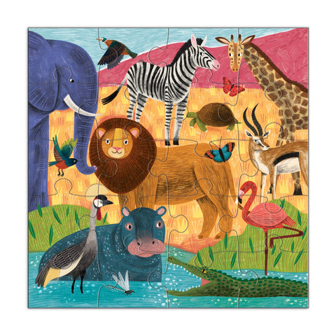 Safari & Jungle Magnetic Puzzle - Mudpuppy