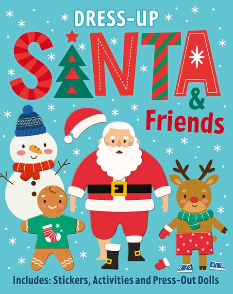 Santa & Friends: Dress-Up Sticker Book - Simon & Schuster