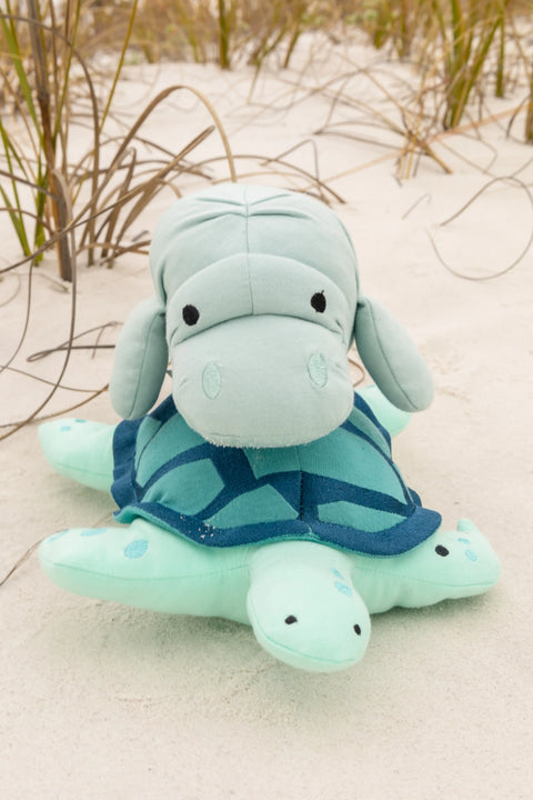 Sea Turtle Bamboo Stuffed Animal - Emerson and Friends