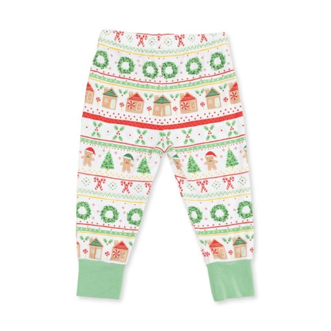 Long Sleeve Loungewear Set - Gingerbread Fair Isle Uni