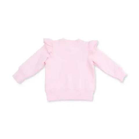Ruffle Sweatshirt - Christmas Lights Merry