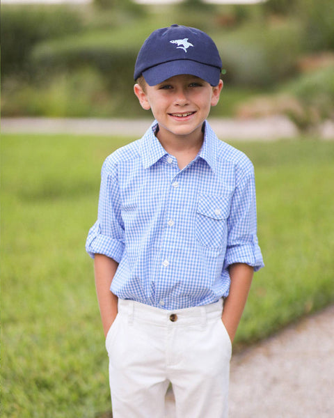 Shark Baseball Hat - Bits & Bows