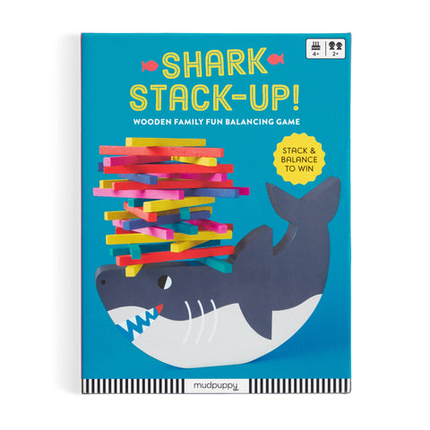 Shark Stack-up! Wooden Balancing Game - Mudpuppy